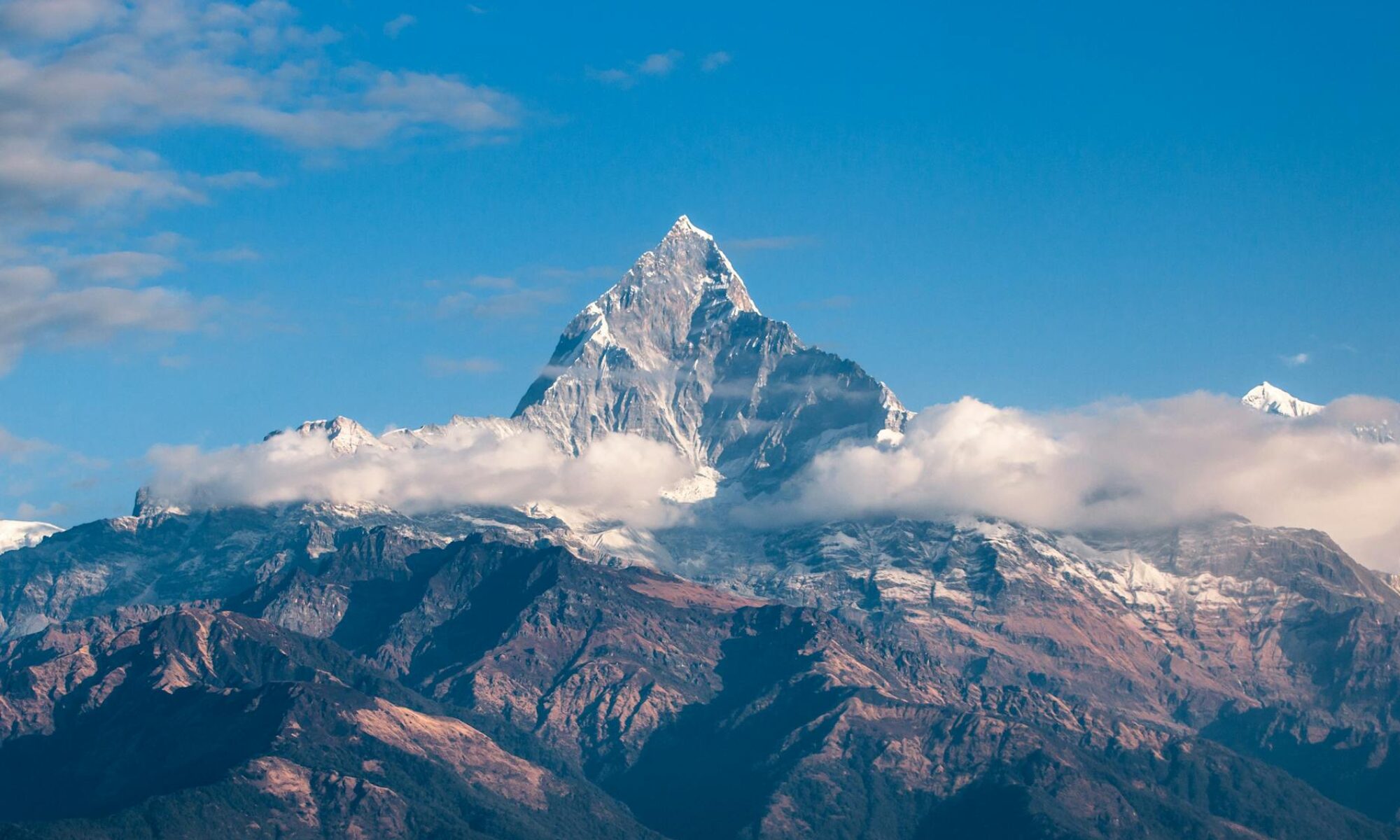 gray and brown mountain